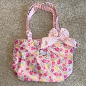 *BRAND NEW* Hello Kitty Pink Floral Tote Bag
